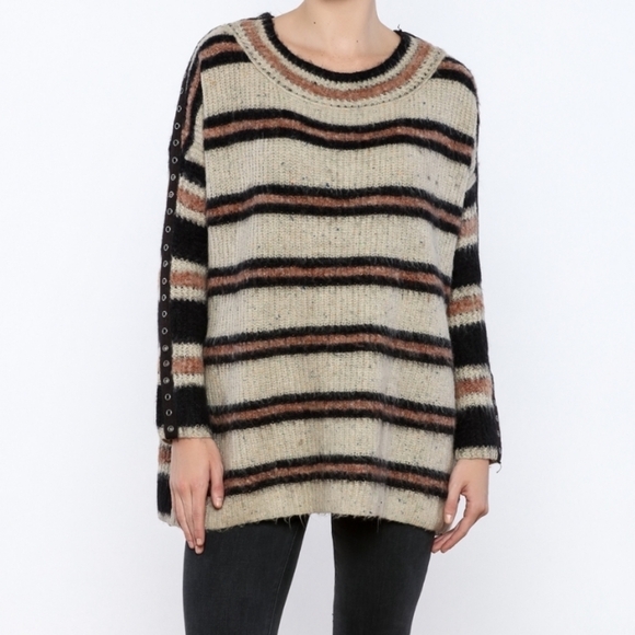 Free People Sid Stripe Sweater - Picture 1 of 4